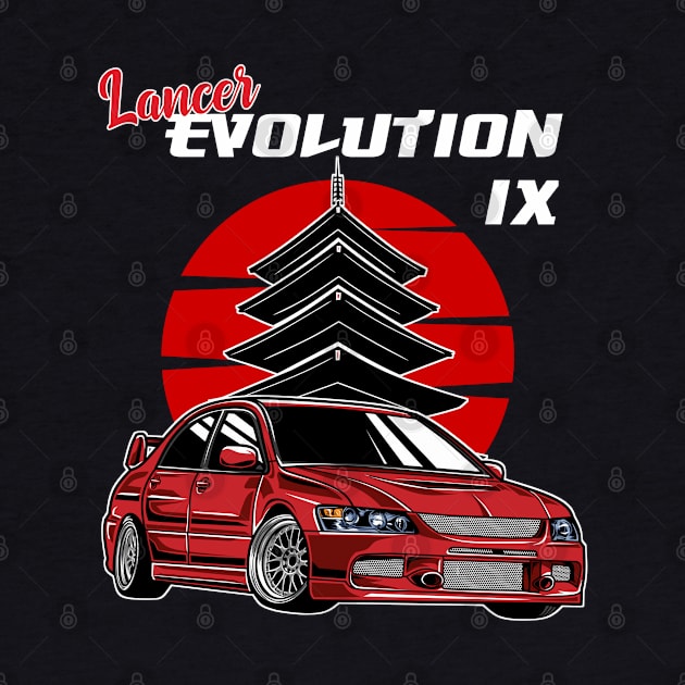 Lancer Evolution IX by mirailecs